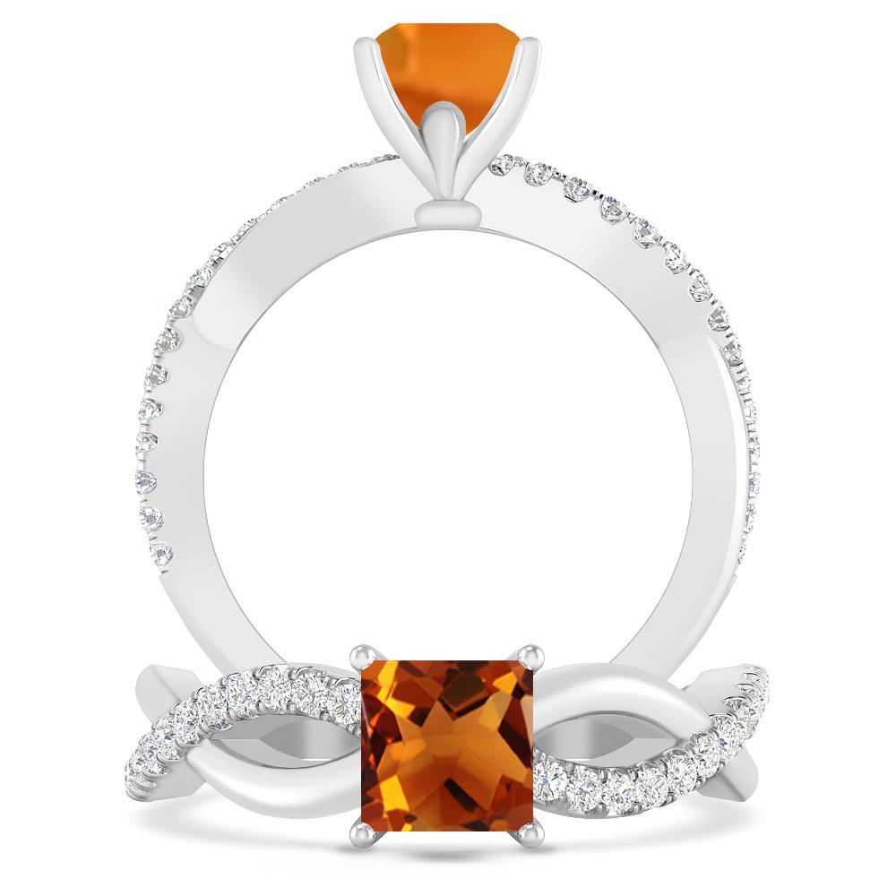 White Gold - Citrine