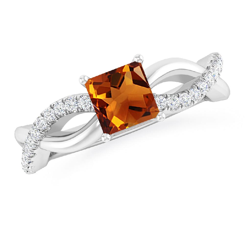 White Gold - Citrine