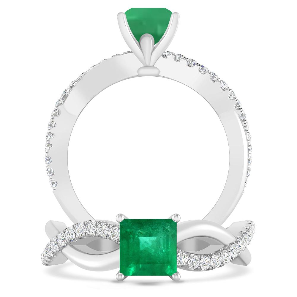 White Gold - Emerald