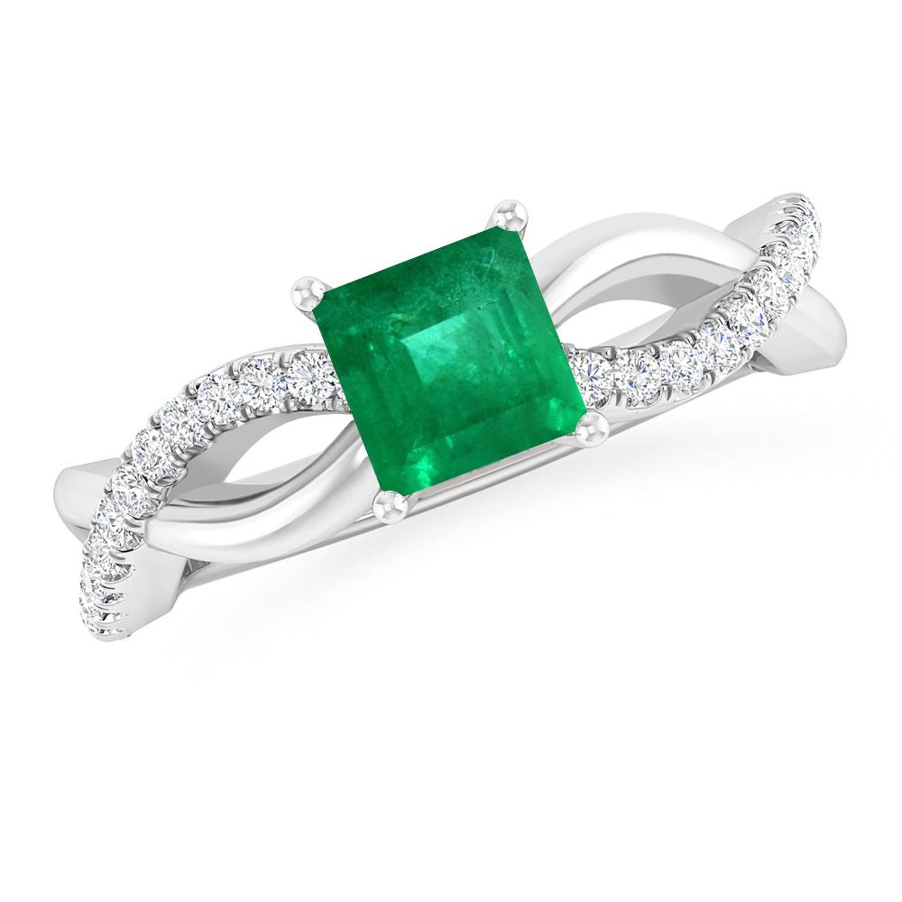 White Gold - Emerald