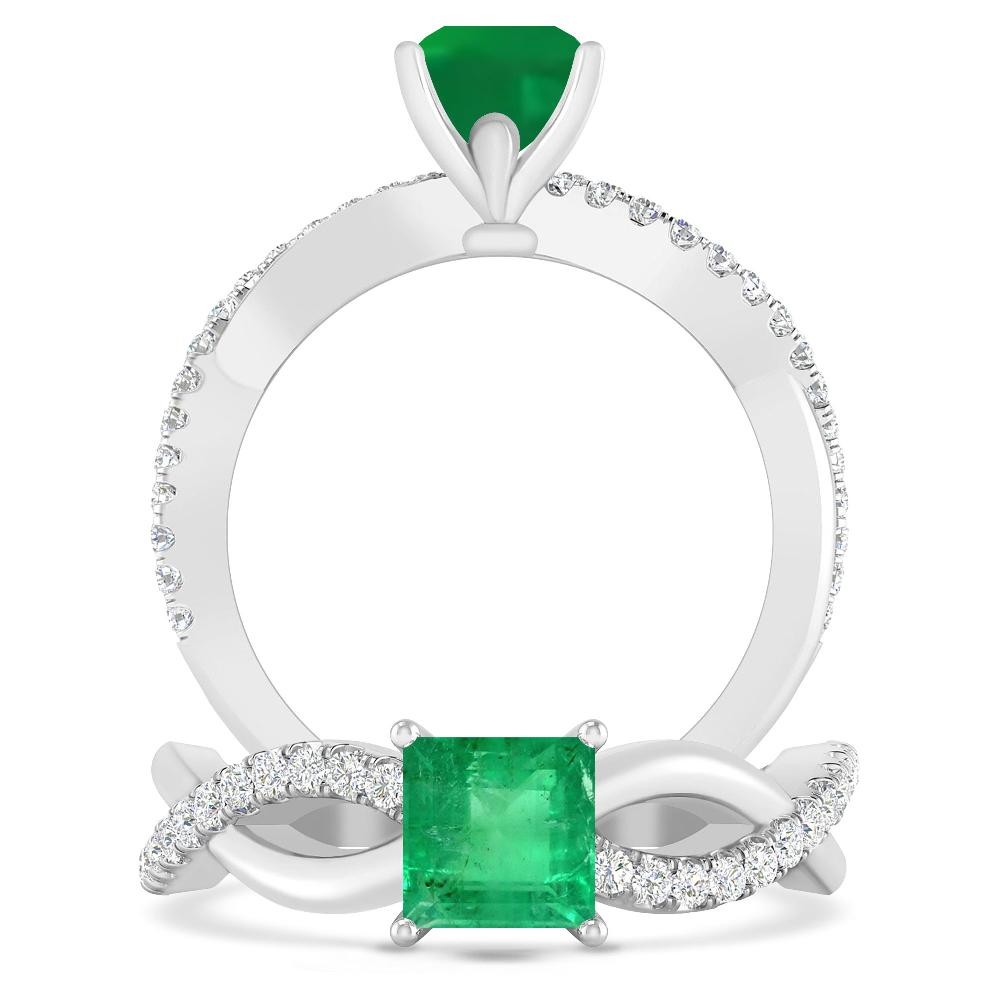 White Gold - Emerald