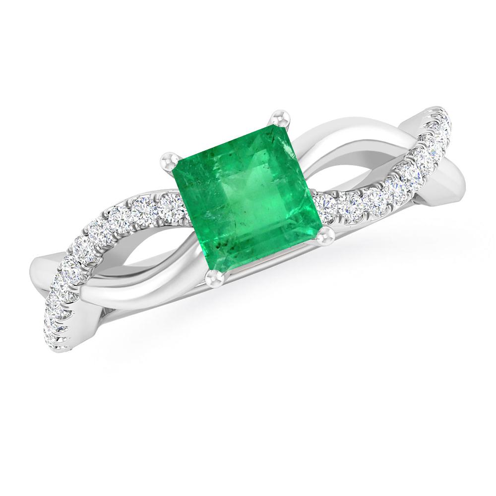 White Gold - Emerald