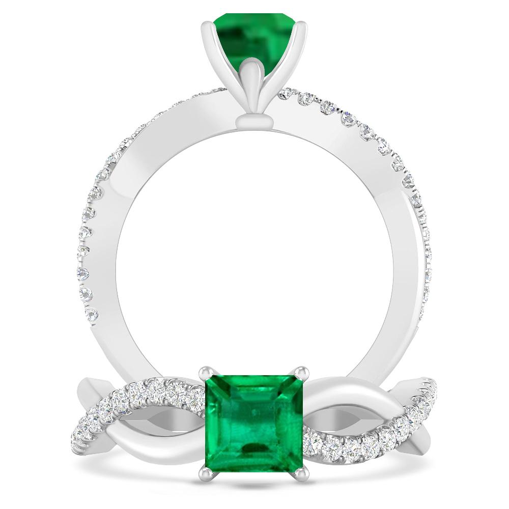 White Gold - Emerald