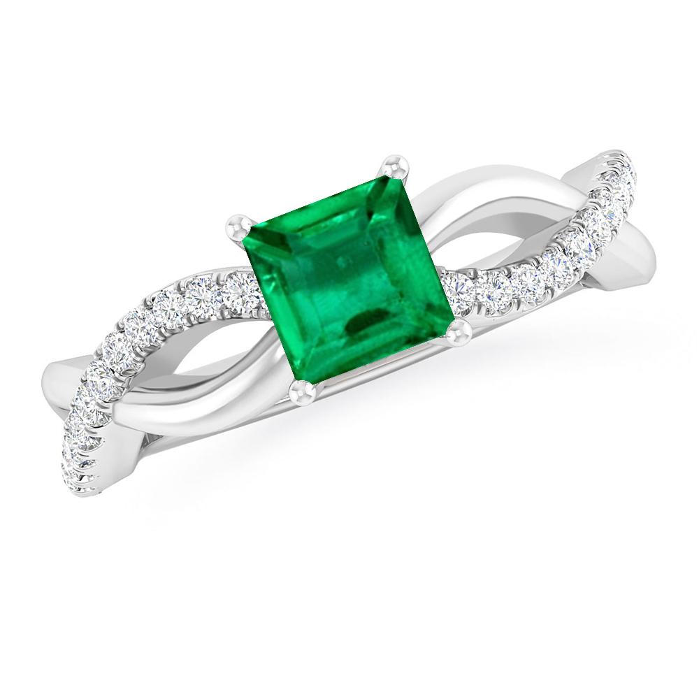 White Gold - Emerald