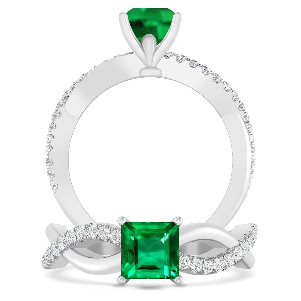 White Gold - Emerald