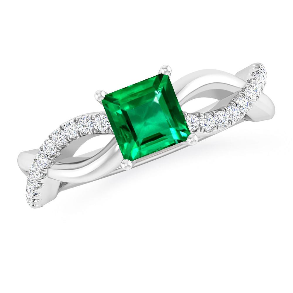 White Gold - Emerald