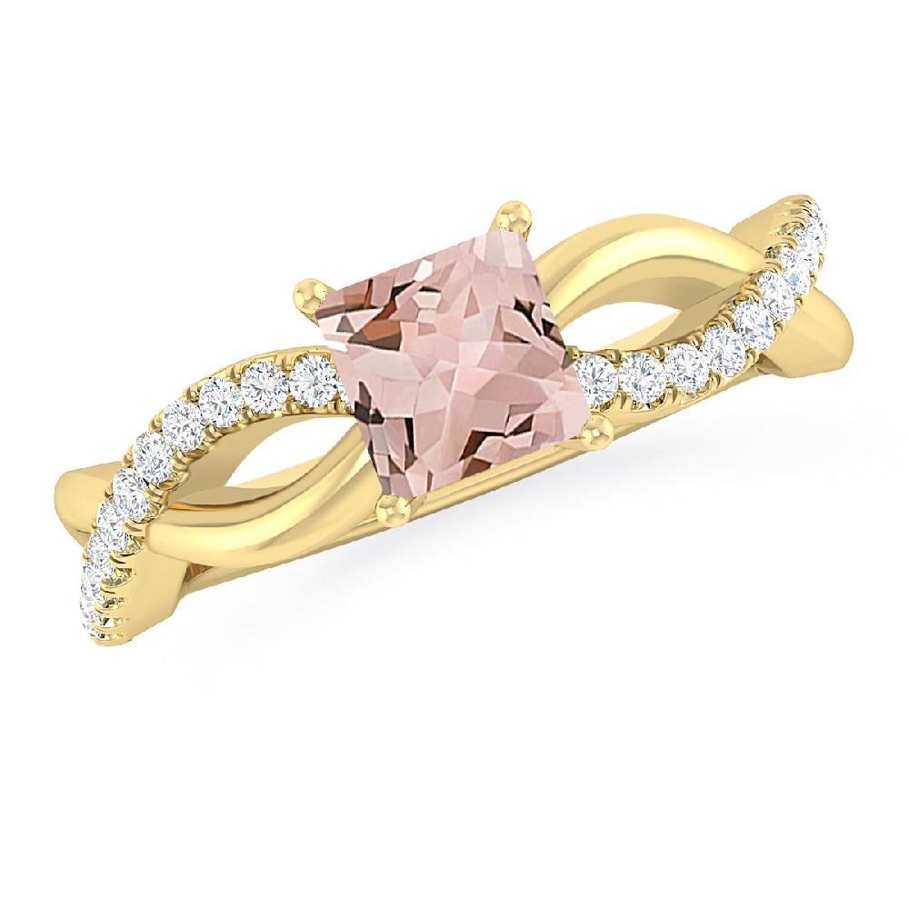 Yellow Gold - Morganite