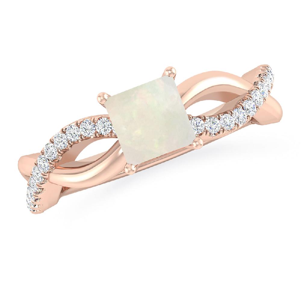 Rose Gold - Opal