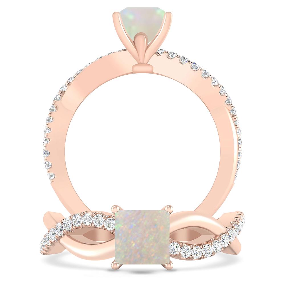 Rose Gold - Opal