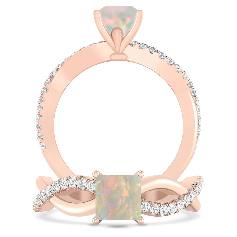 Rose Gold - Opal