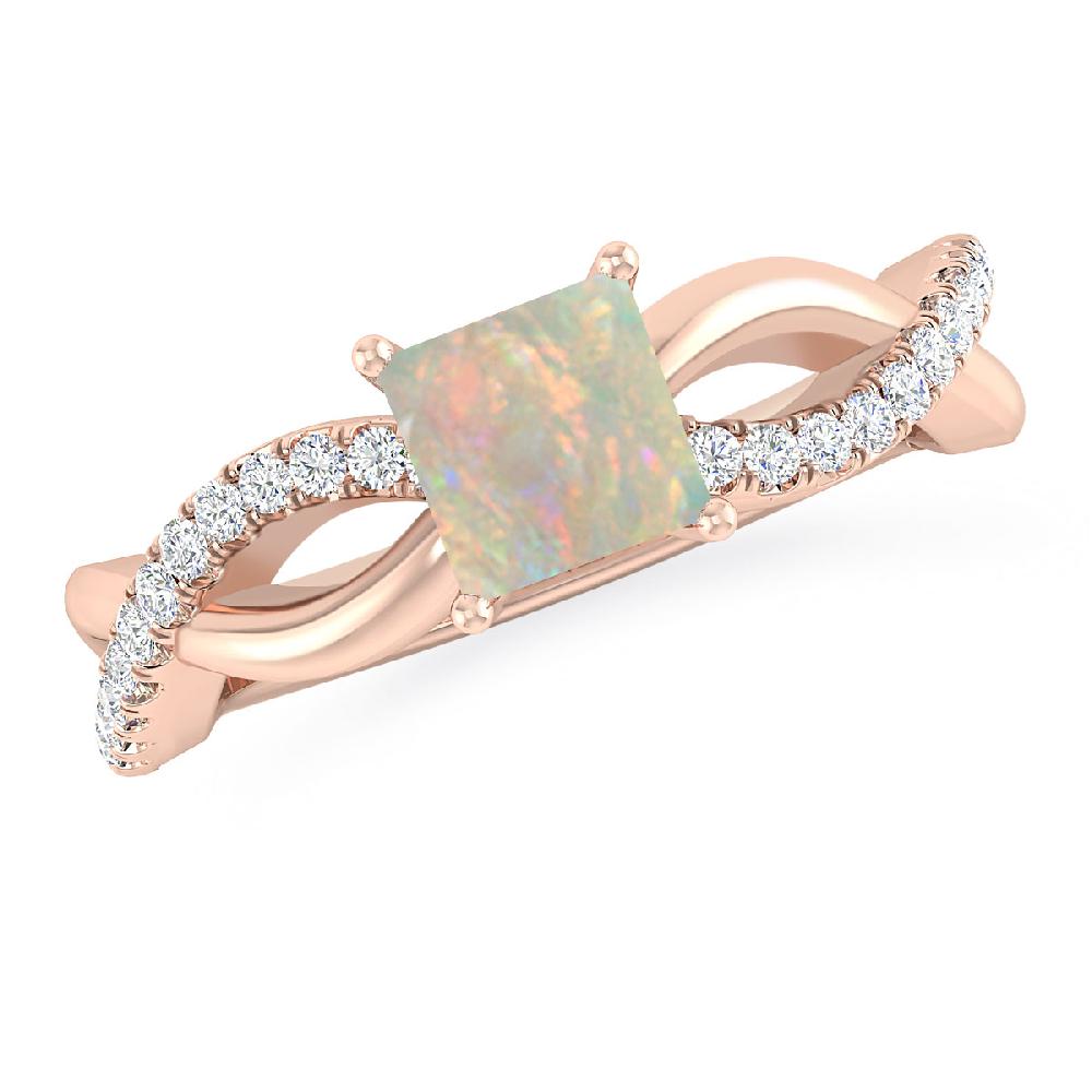 Rose Gold - Opal