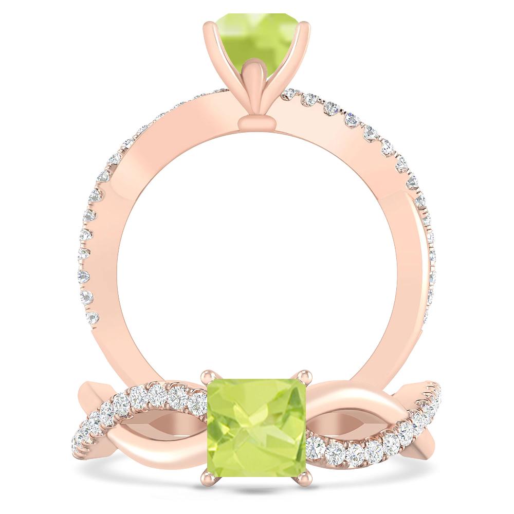 Rose Gold - Peridot