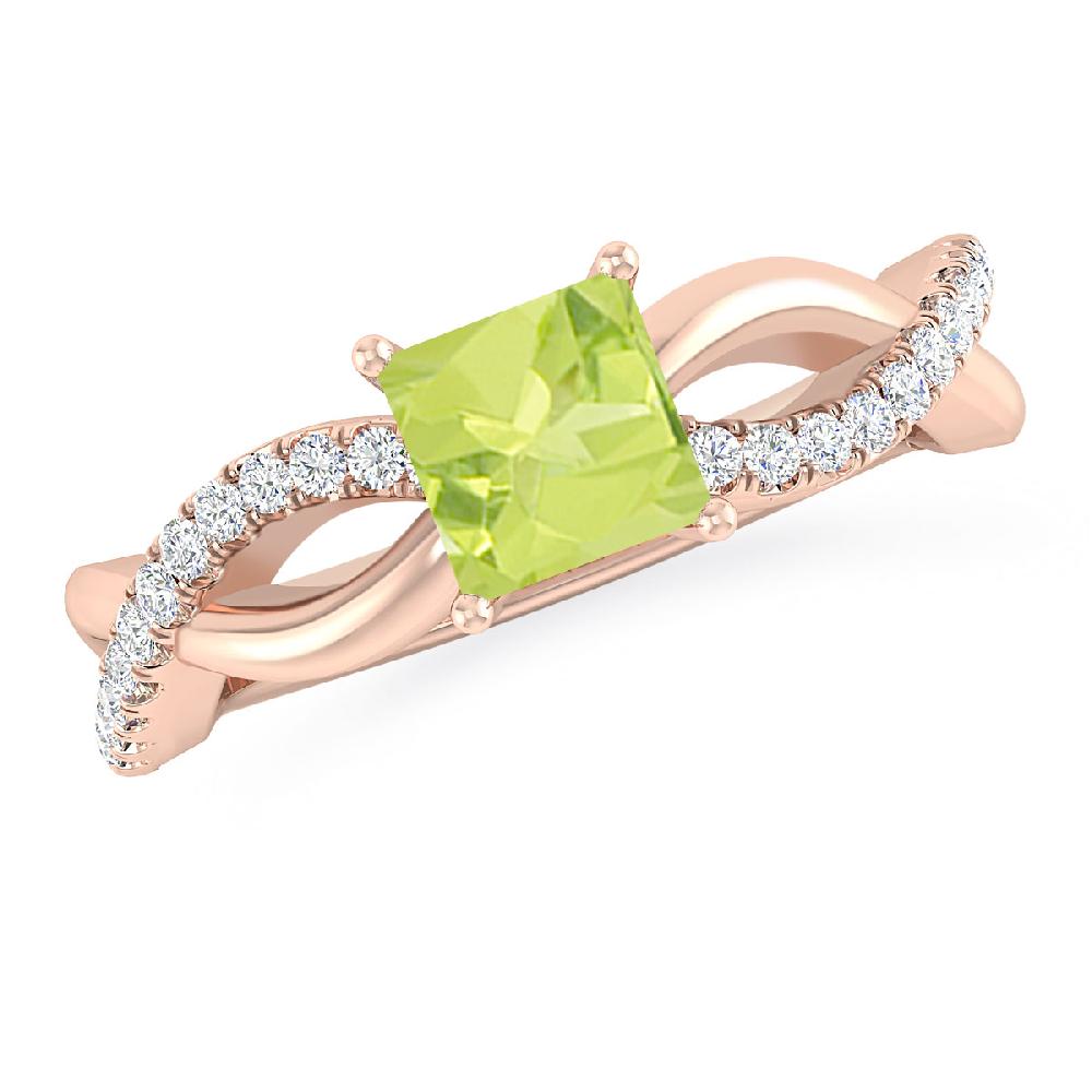 Rose Gold - Peridot