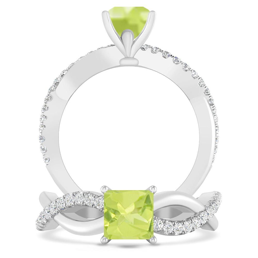 White Gold - Peridot