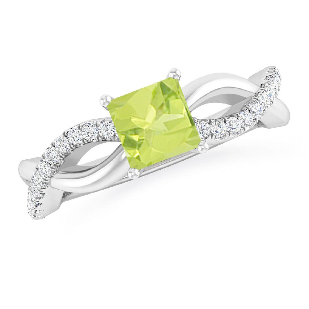 White Gold - Peridot