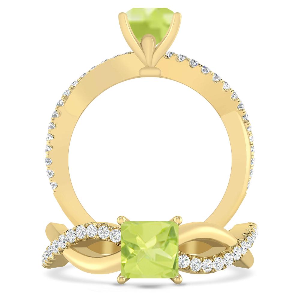 Yellow Gold - Peridot