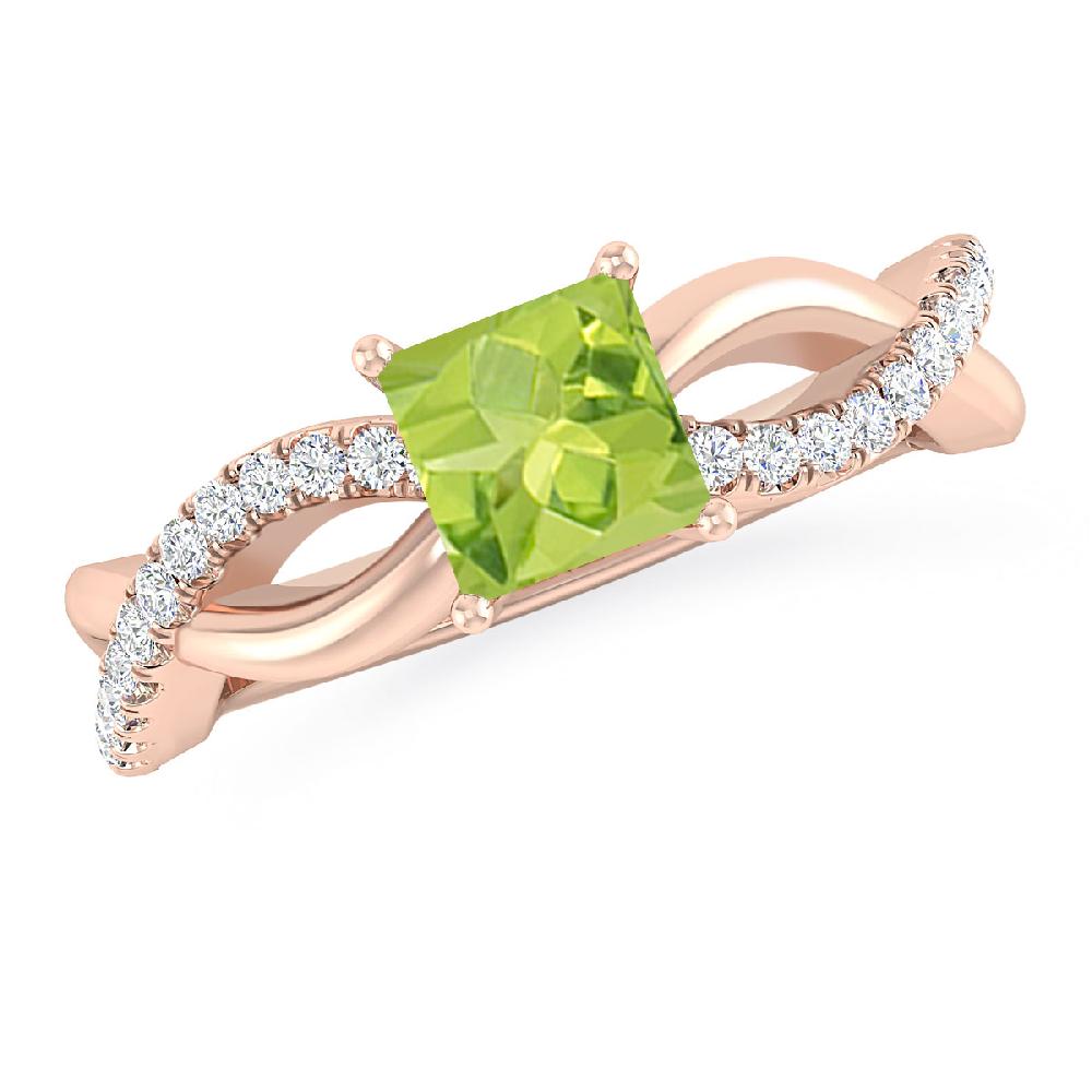 Rose Gold - Peridot