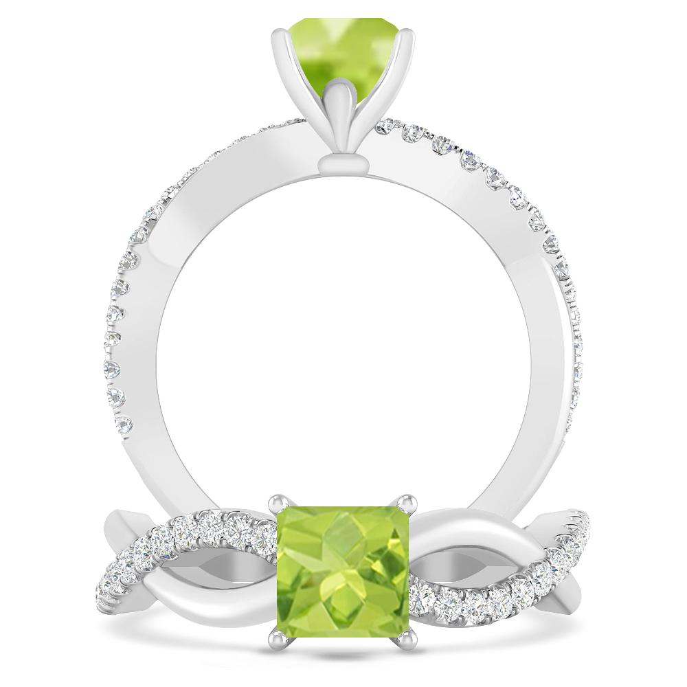 White Gold - Peridot