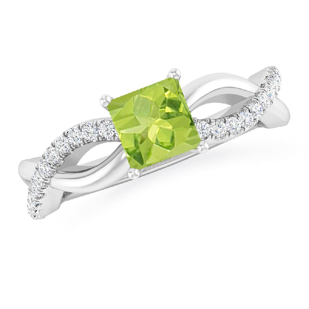 White Gold - Peridot