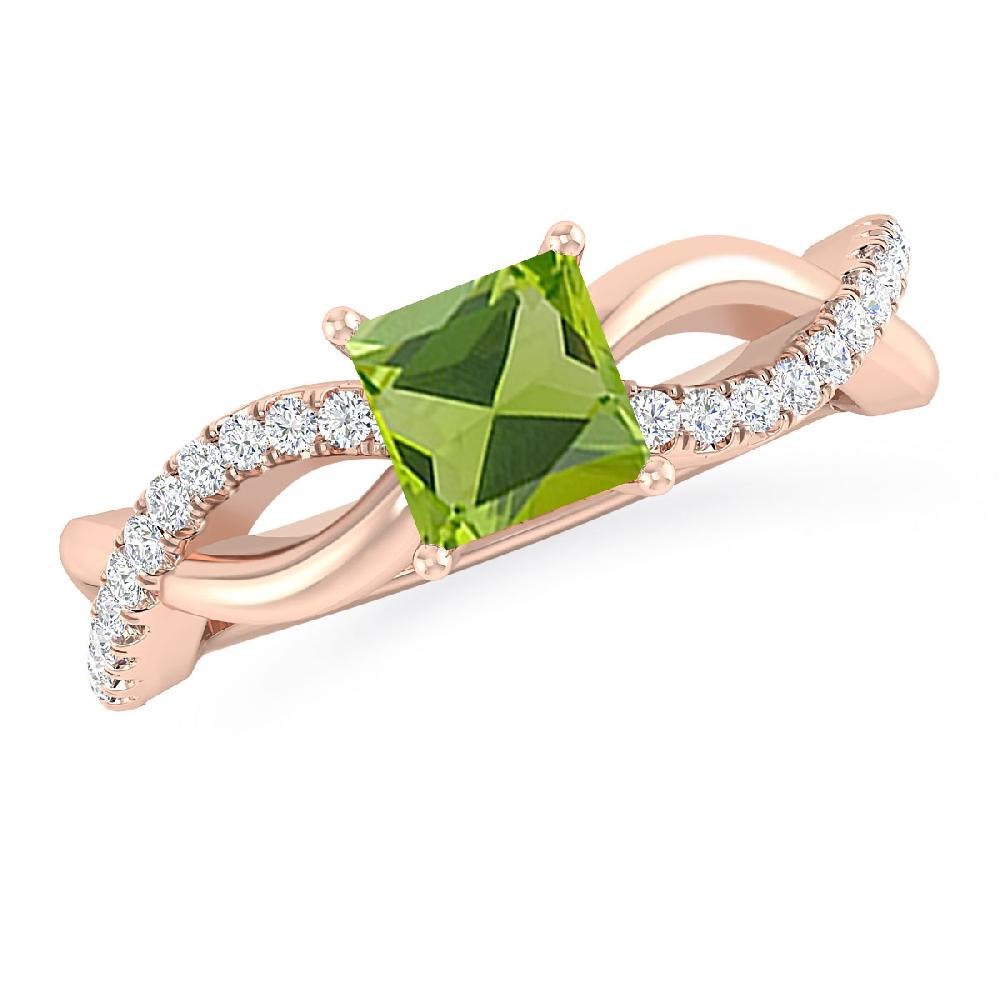 Rose Gold - Peridot