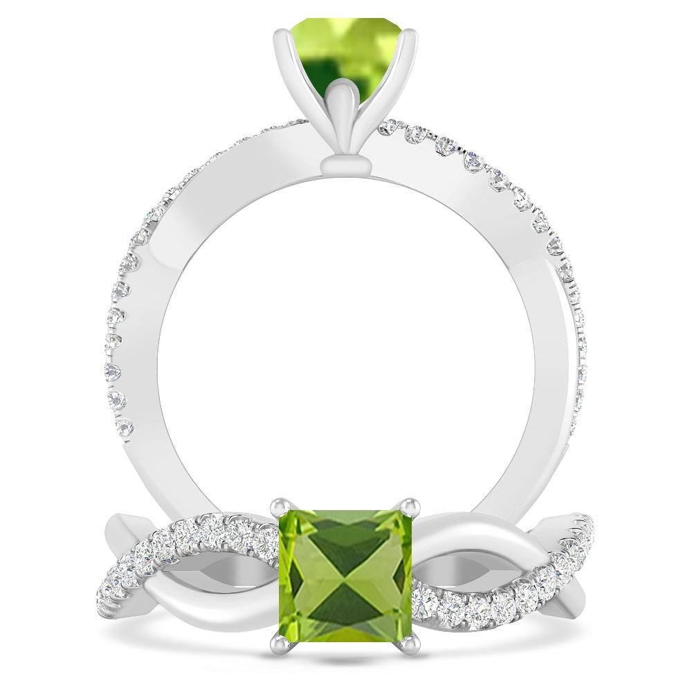 White Gold - Peridot