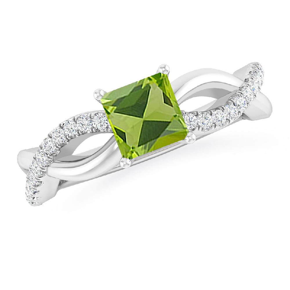 White Gold - Peridot