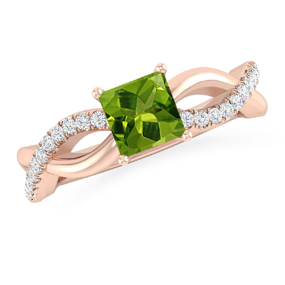 Rose Gold - Peridot