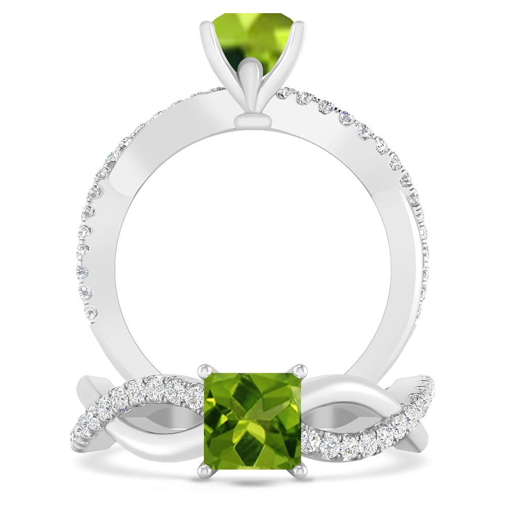 White Gold - Peridot