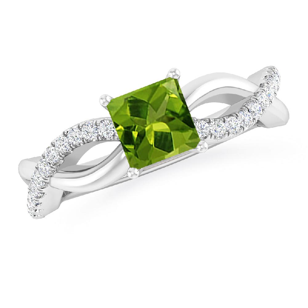 White Gold - Peridot