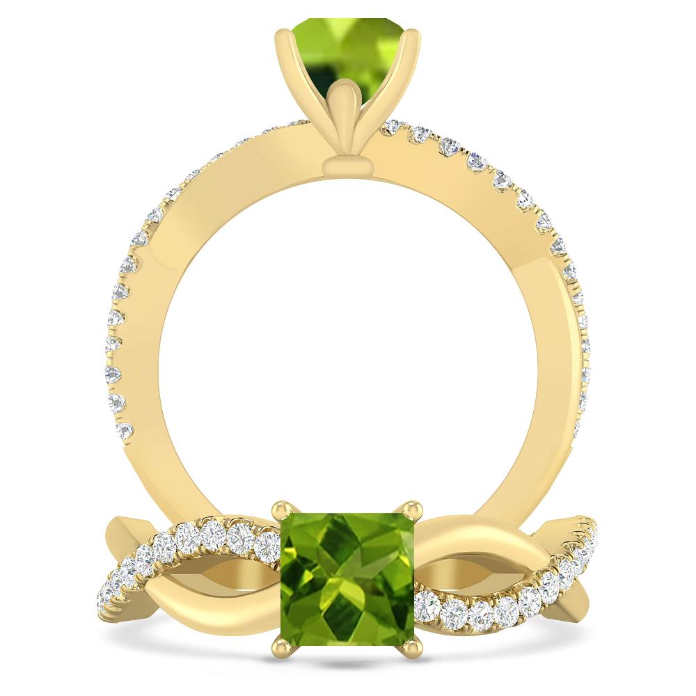 Yellow Gold - Peridot