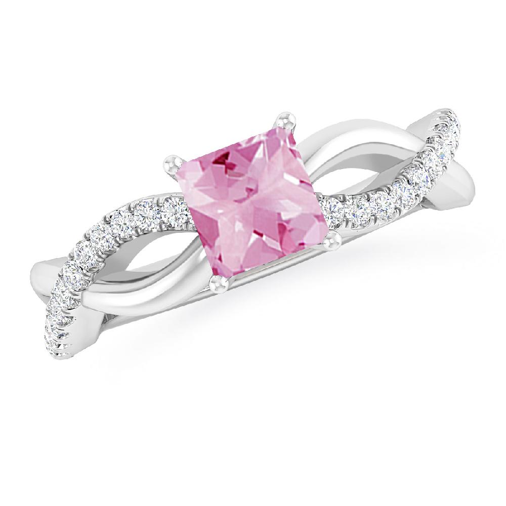 White Gold - Pink Tourmaline