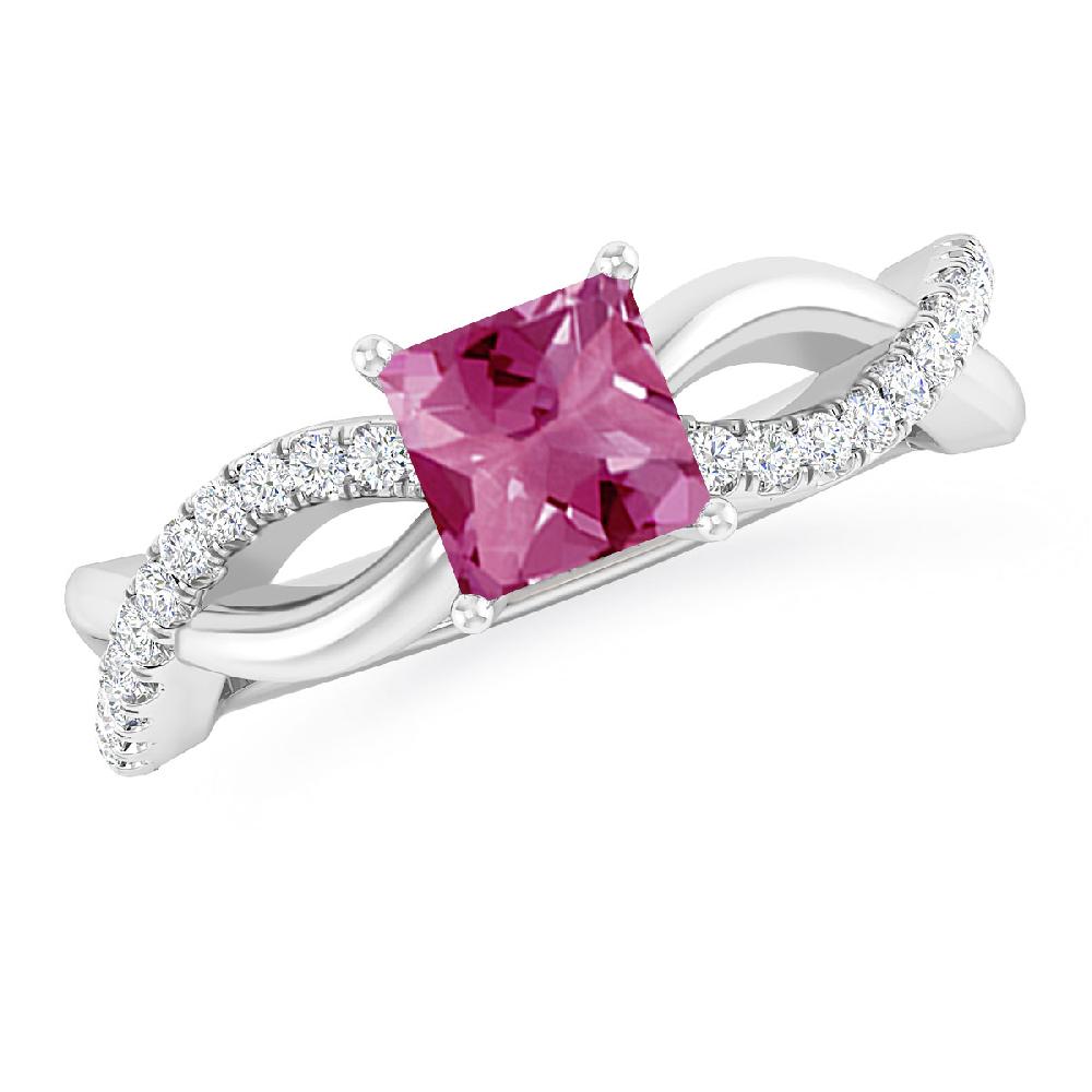 White Gold - Pink Tourmaline