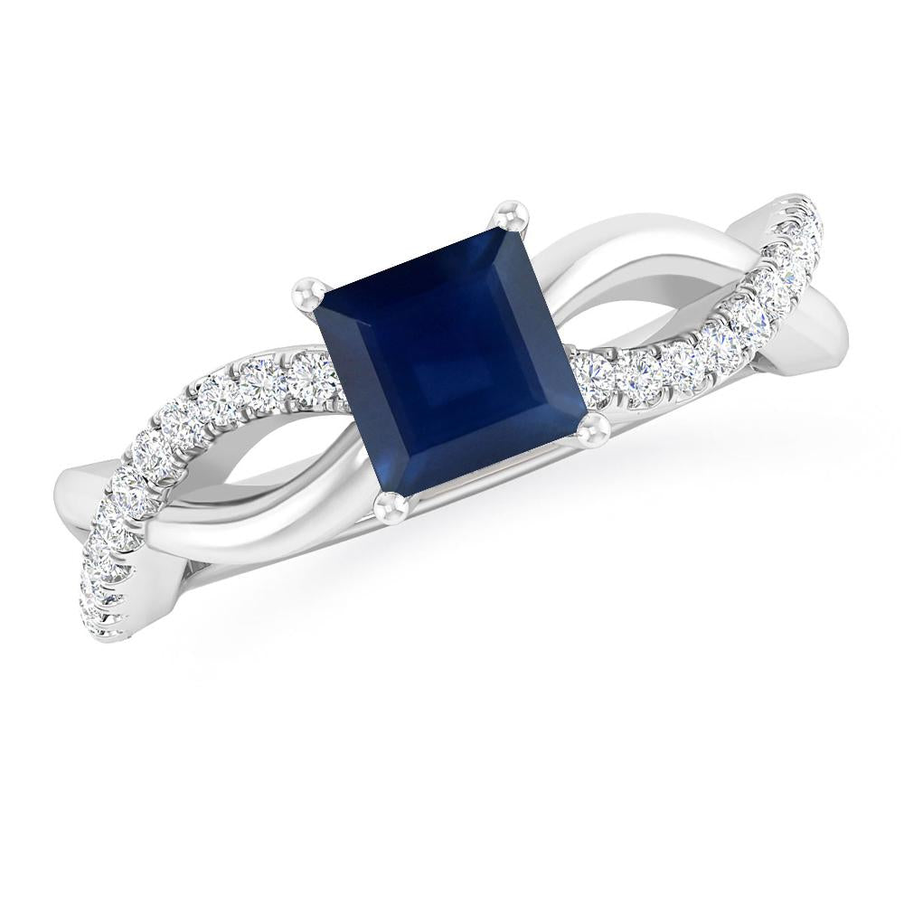 White Gold - Sapphire