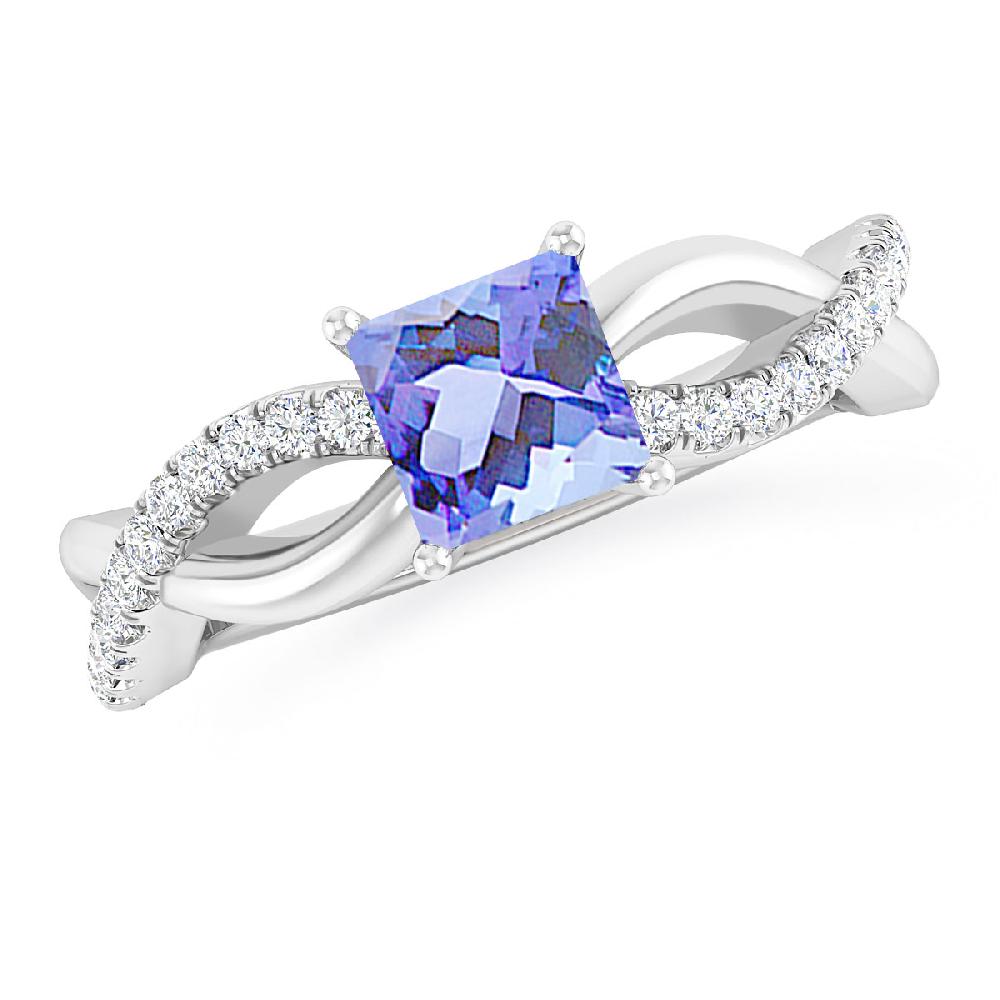 White Gold - Tanzanite