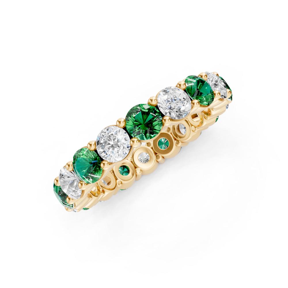 Yellow Gold - Emerald