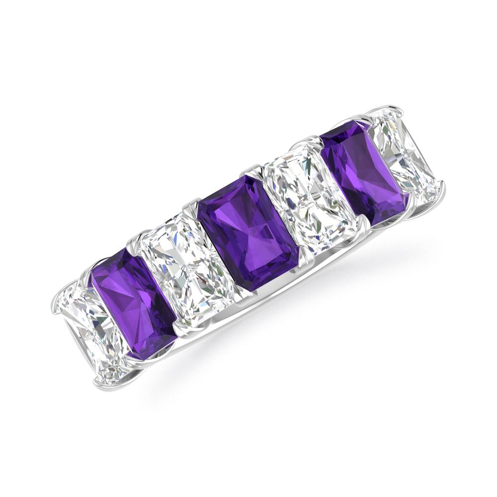 White Gold - Amethyst