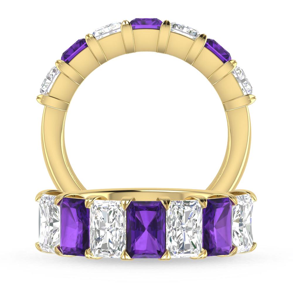 Yellow Gold - Amethyst