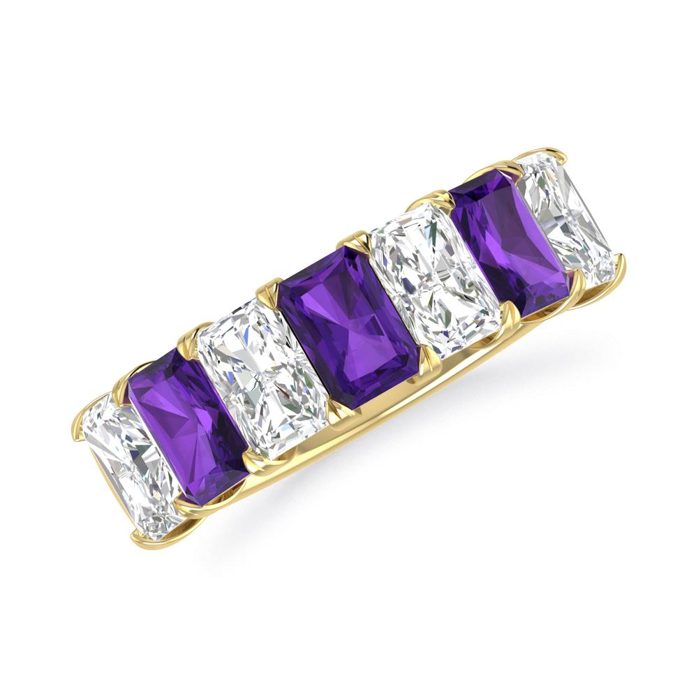 Yellow Gold - Amethyst