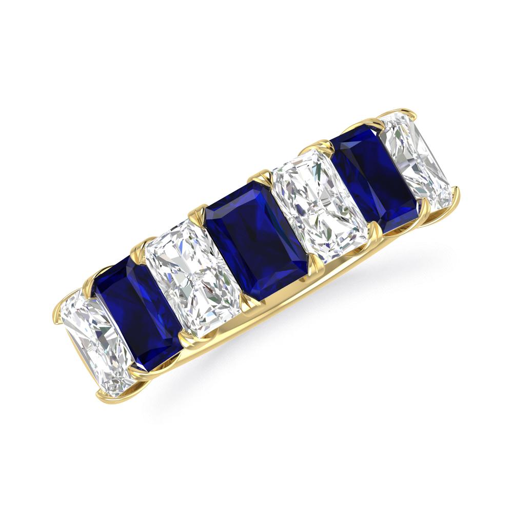 Yellow Gold - Sapphire